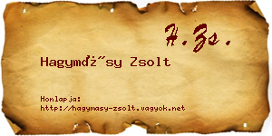 Hagymásy Zsolt névjegykártya